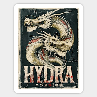 Vintage Japanese hydra Sticker